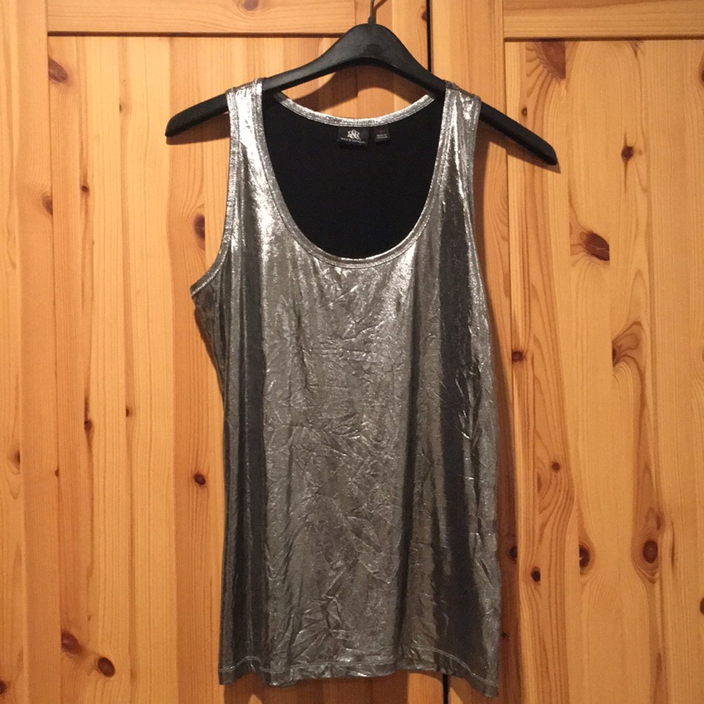BNWT Rock and Republic Silver Tank Size S